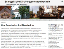 Tablet Screenshot of evangelisch-bocholt.de